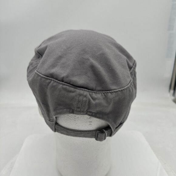 Newhattan Gray Adjustable Military Style Hat Cap One Size - Picture 3 of 7